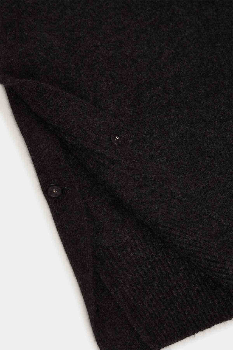 Hamilton Wool Raccoon Side Button Pullover