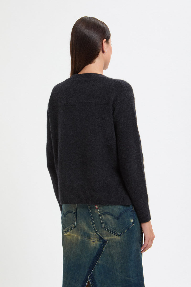 Hamilton Wool Raccoon Side Button Pullover