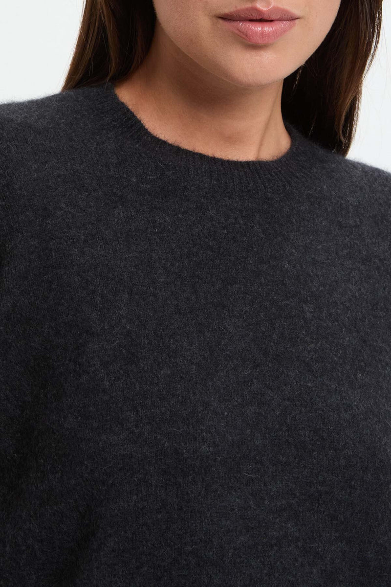 Hamilton Wool Raccoon Side Button Pullover