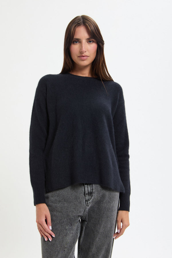 Hamilton Wool Raccoon Side Button Pullover