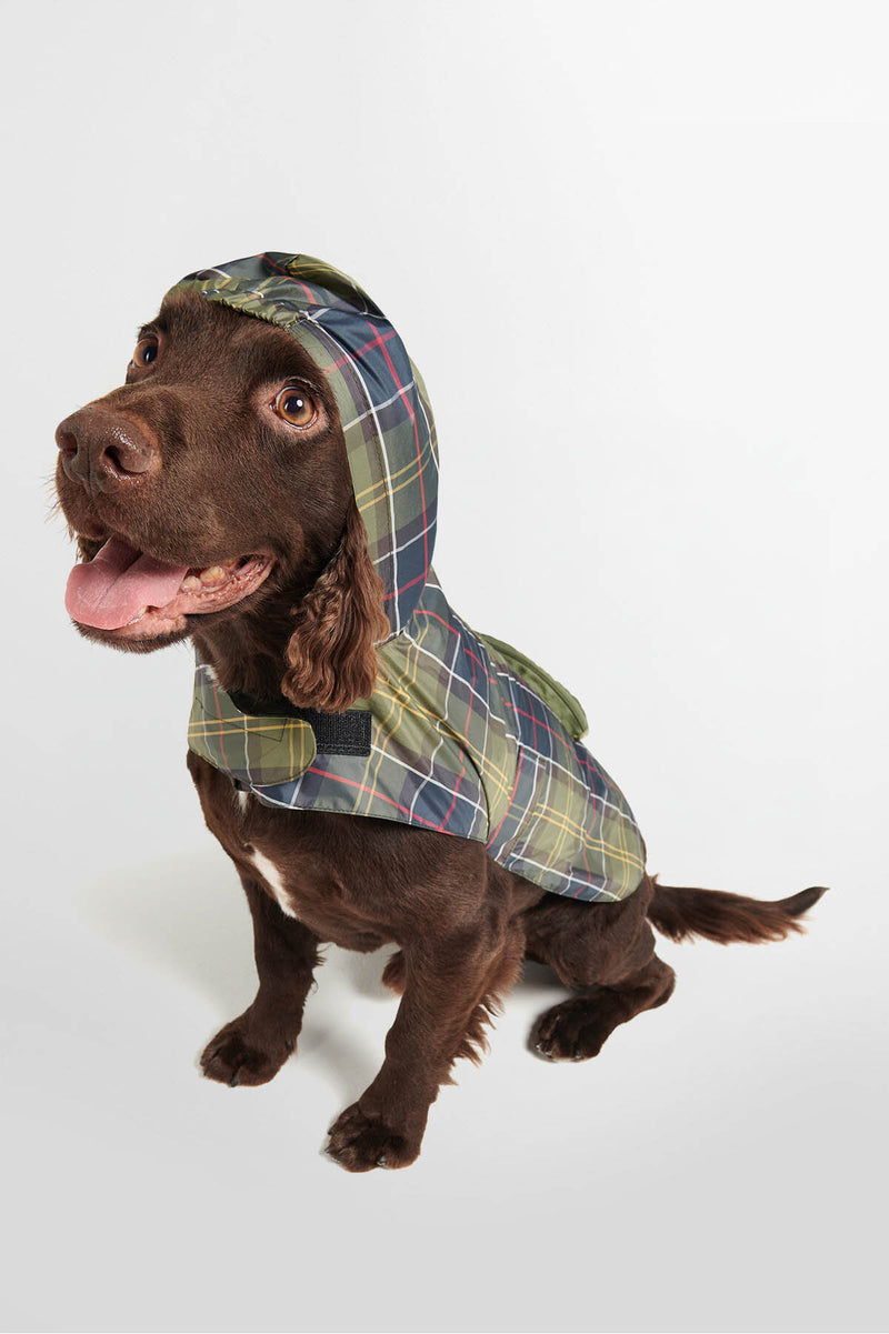 Packable Tartan Dog Coat