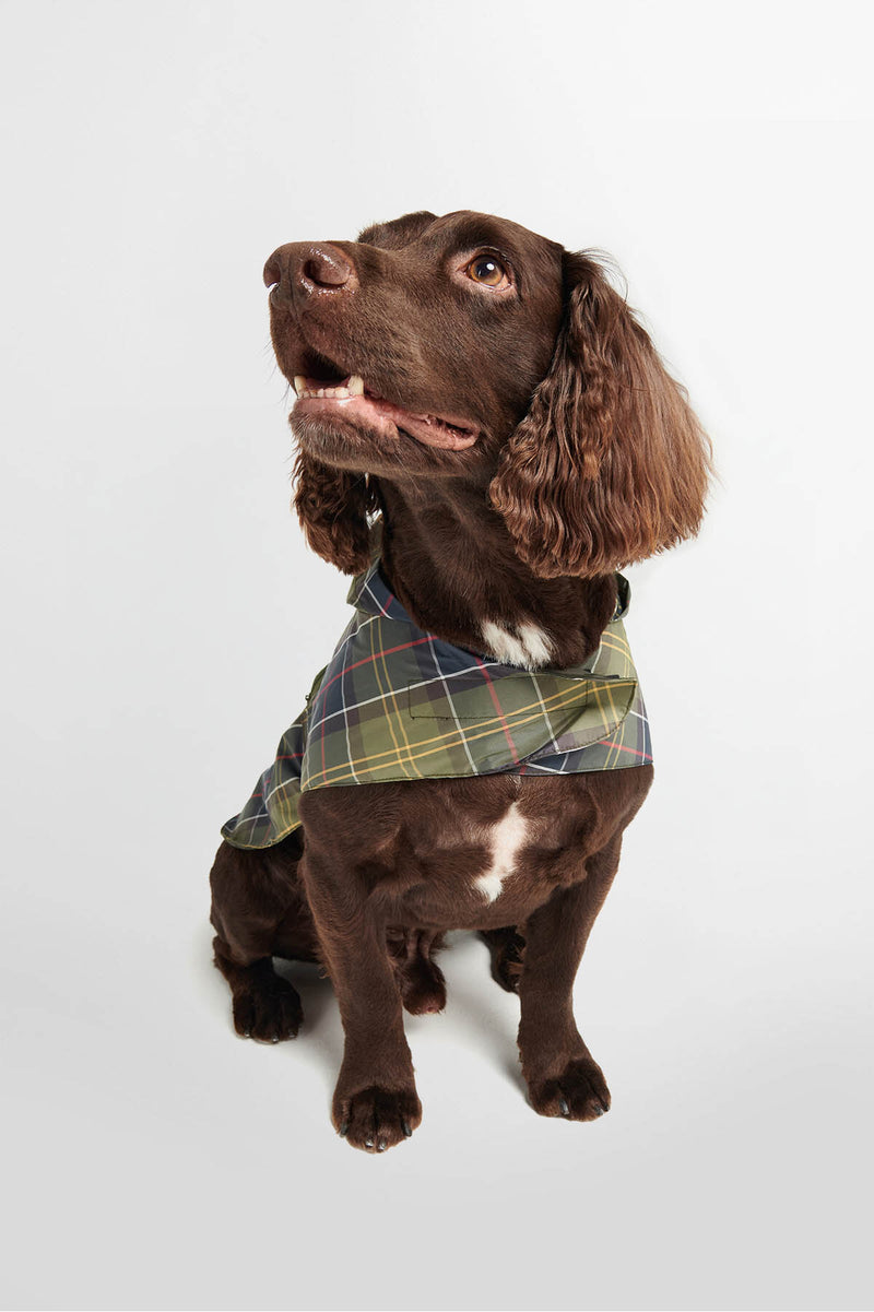 Packable Tartan Dog Coat