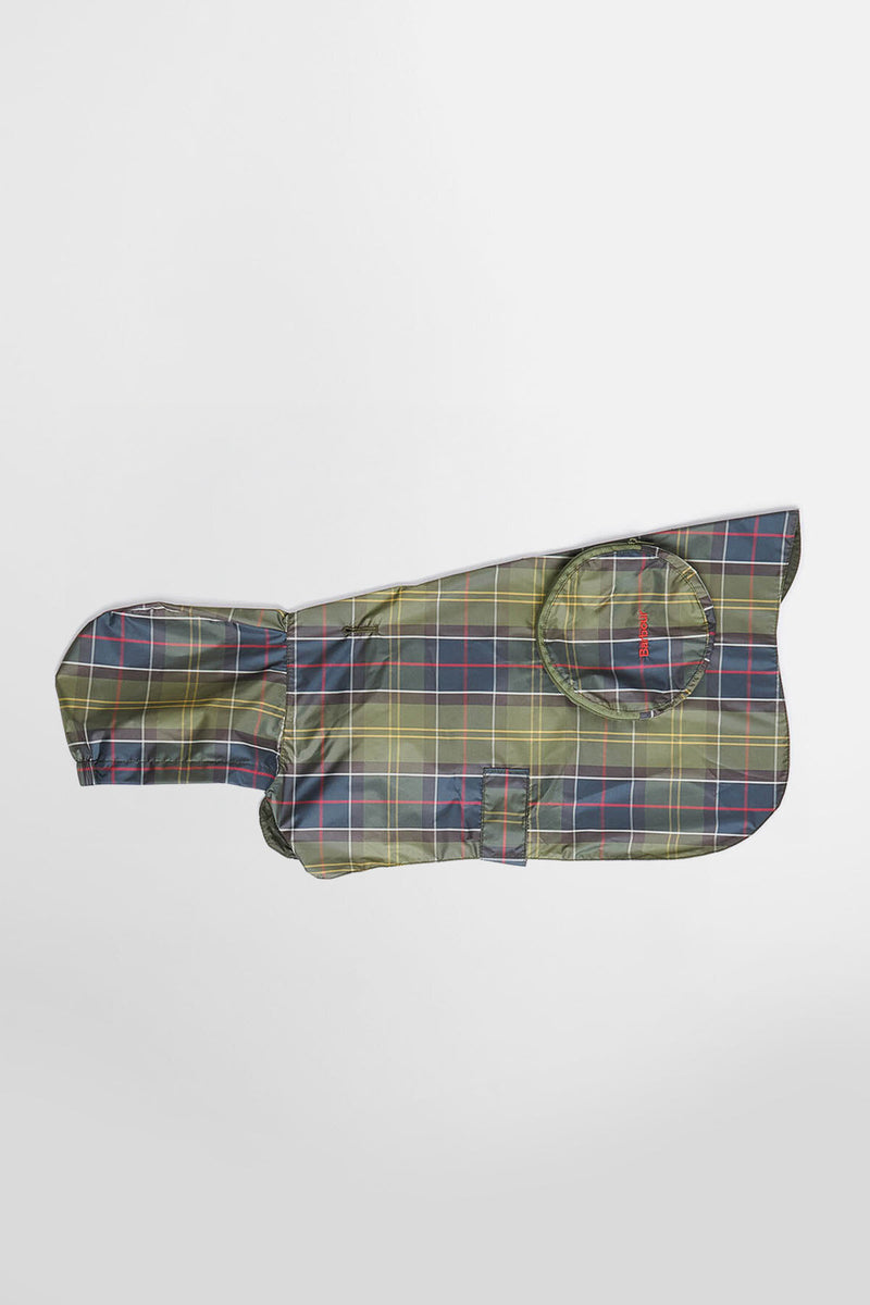 Packable Tartan Dog Coat