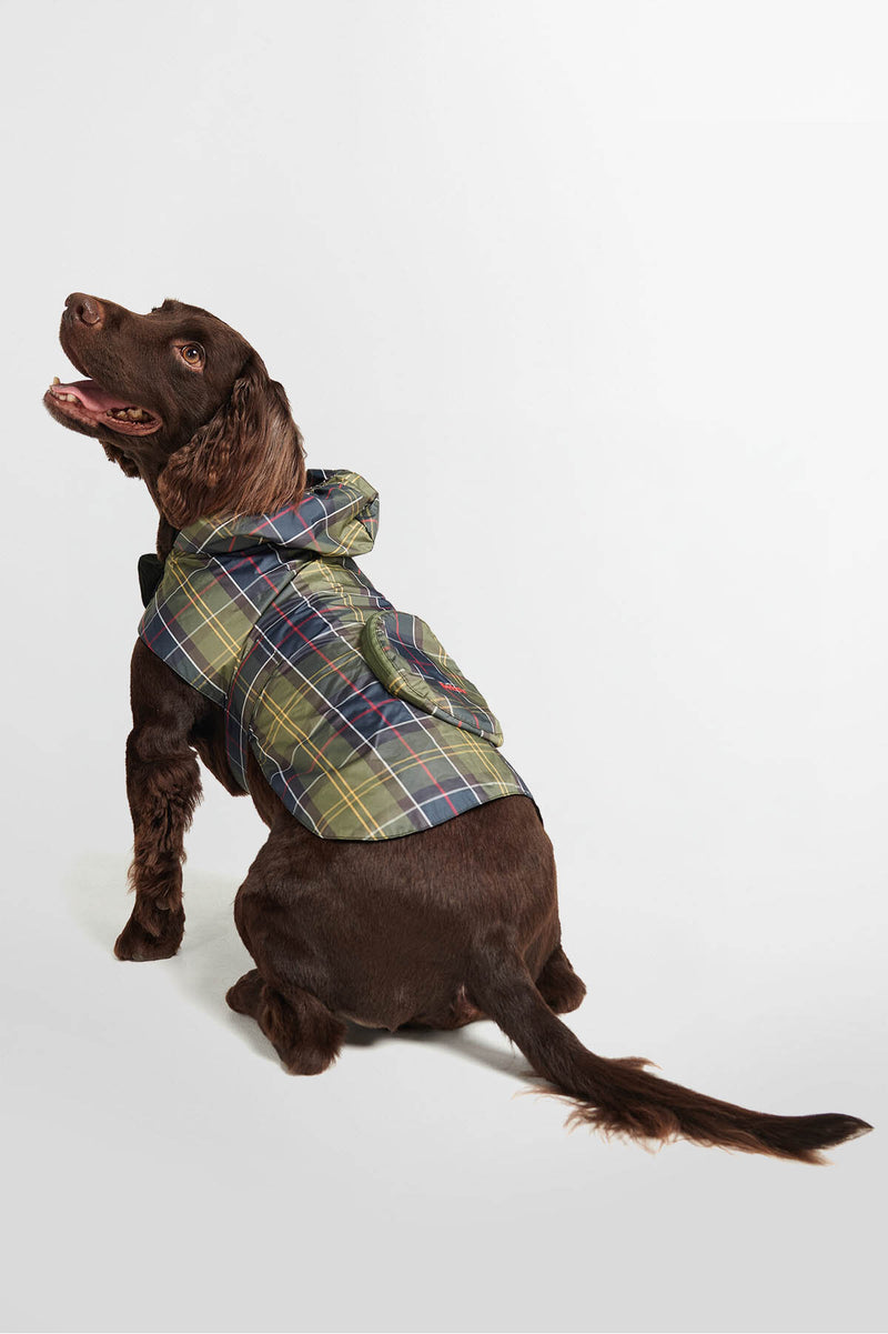 Packable Tartan Dog Coat