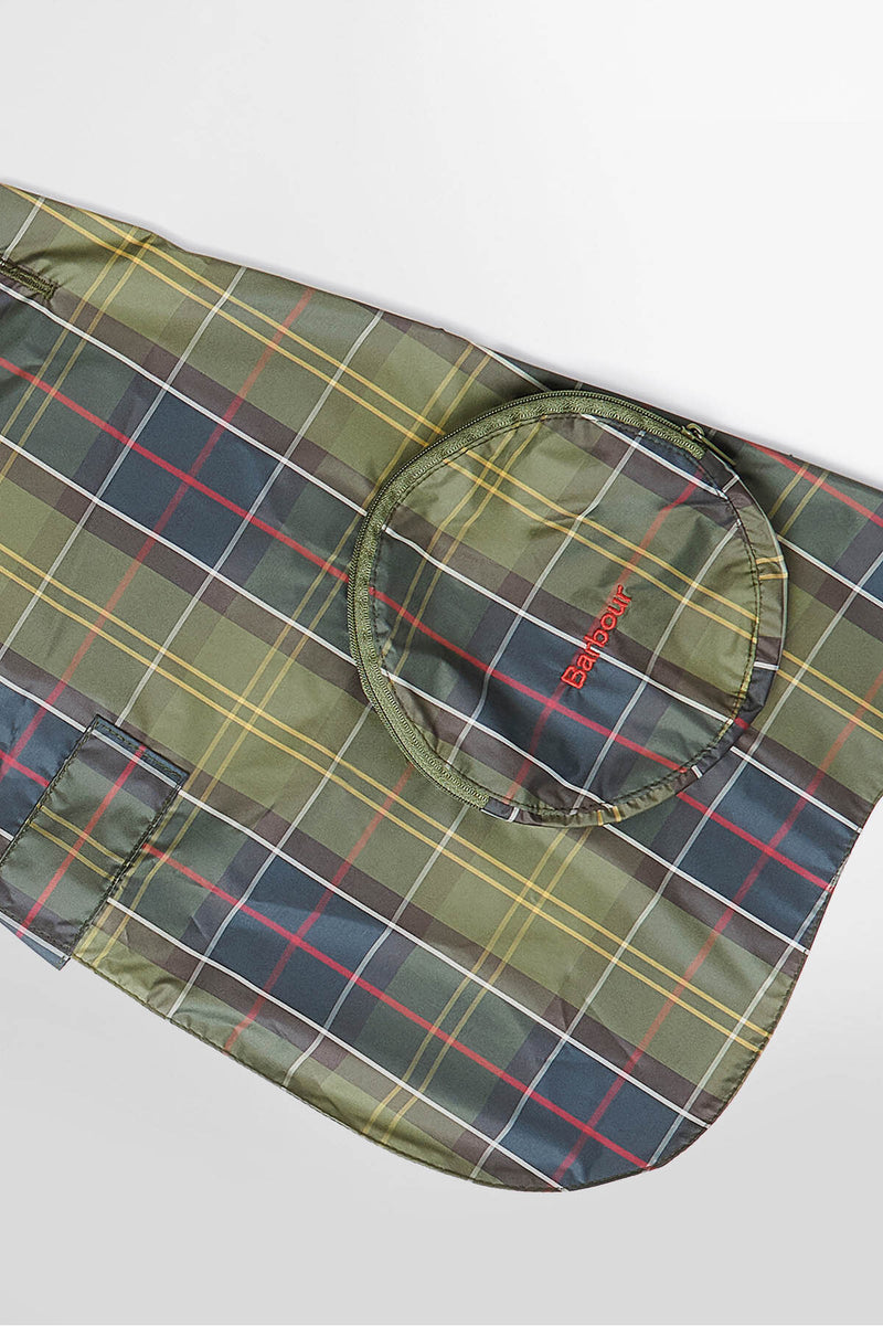 Packable Tartan Dog Coat