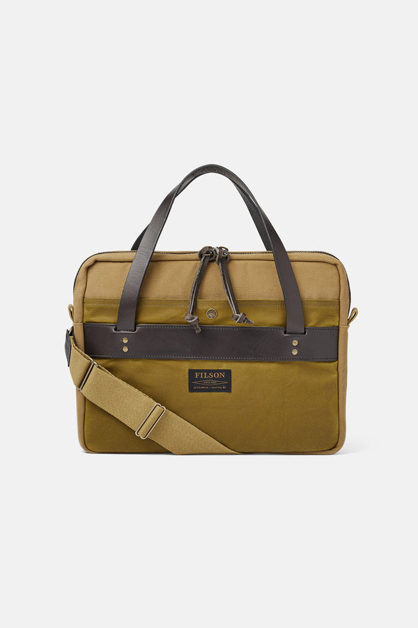 RUGGED TWILL COMPACT BRIEFCASE
