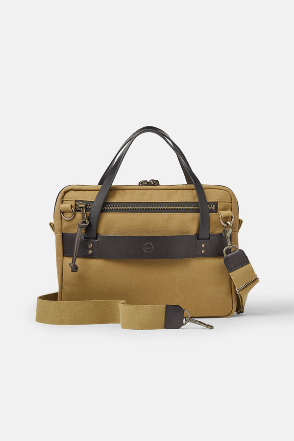 RUGGED TWILL COMPACT BRIEFCASE