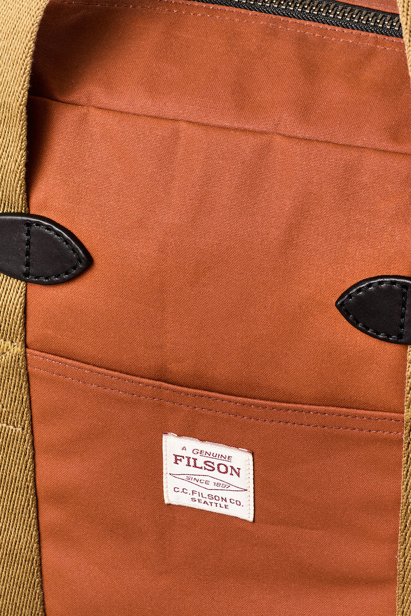 TIN CLOTH ZIPPER TOTE BAG