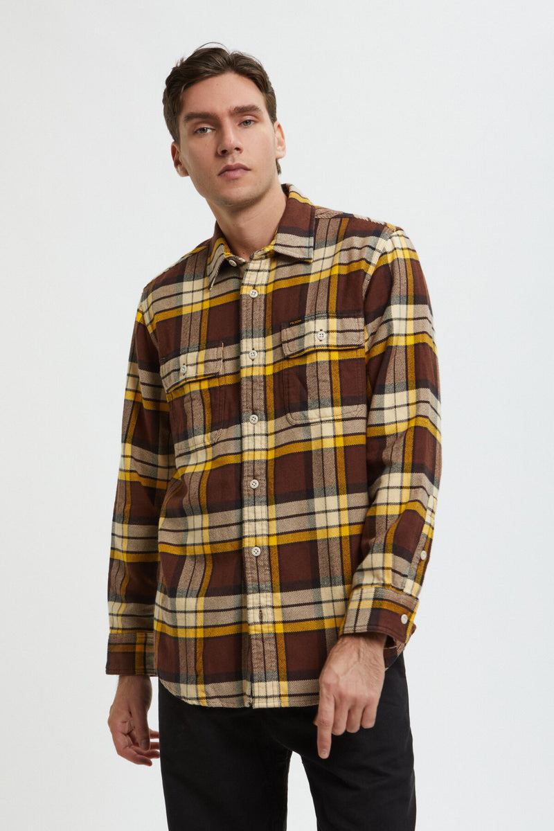 VINTAGE FLANNEL WORK SHIRT