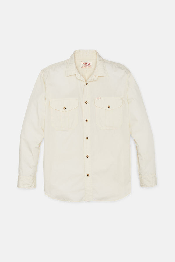 FILSON'S WASHED FEATHER CLOTH SHIRT