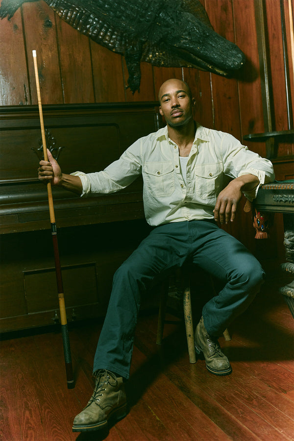 FILSON'S WASHED FEATHER CLOTH SHIRT