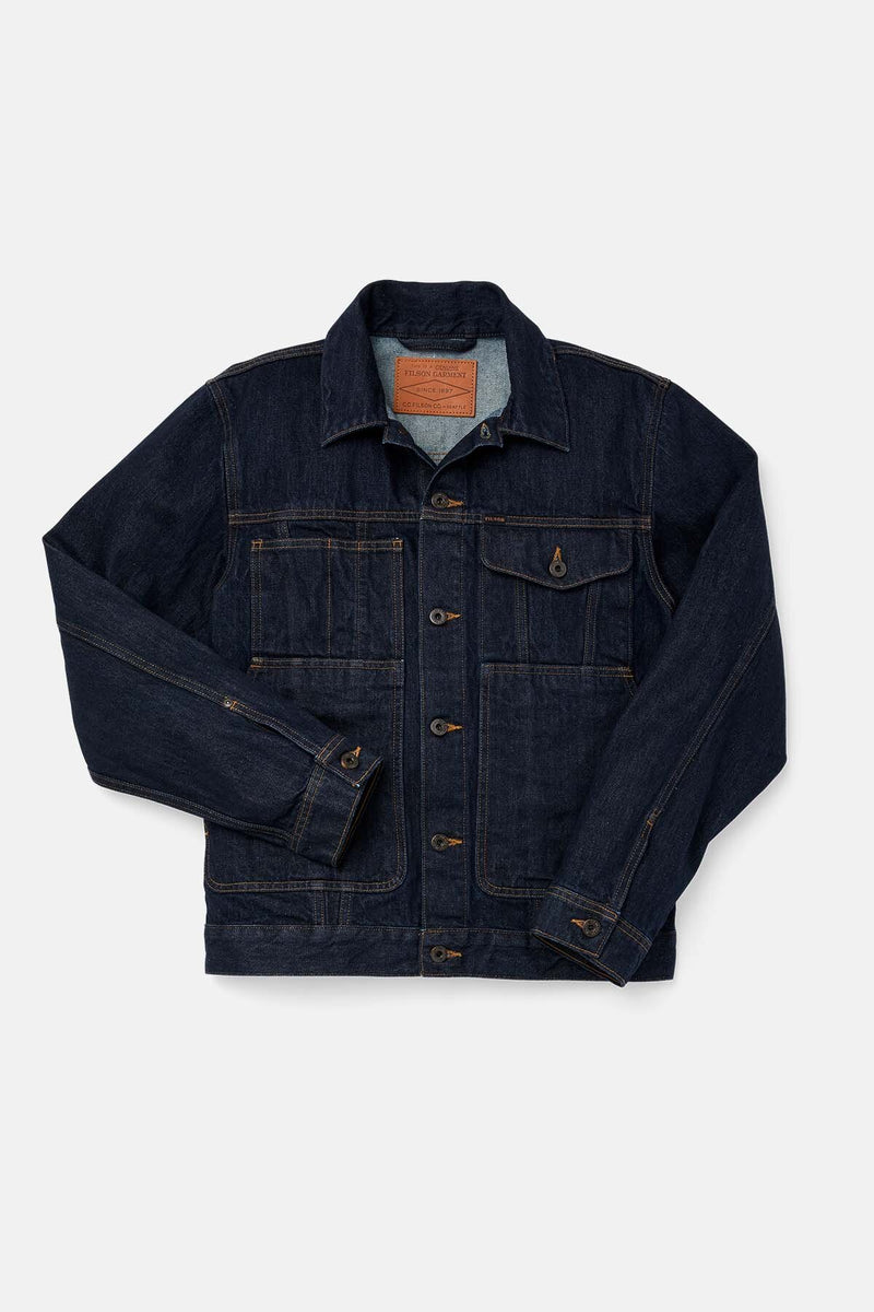 UNLINED DENIM SHORT CRUISER JACKET