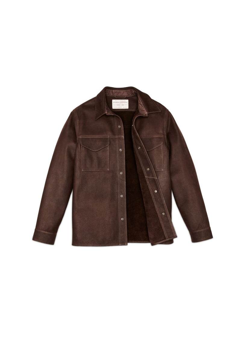 FULL GRAIN LEATHER JAC-SHIRT