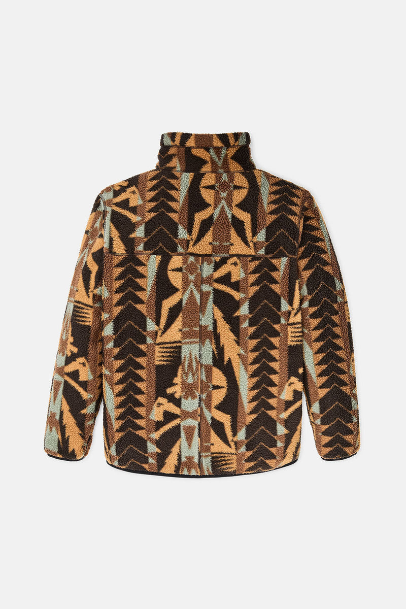 REVERSIBLE PILE FLEECE JACKET