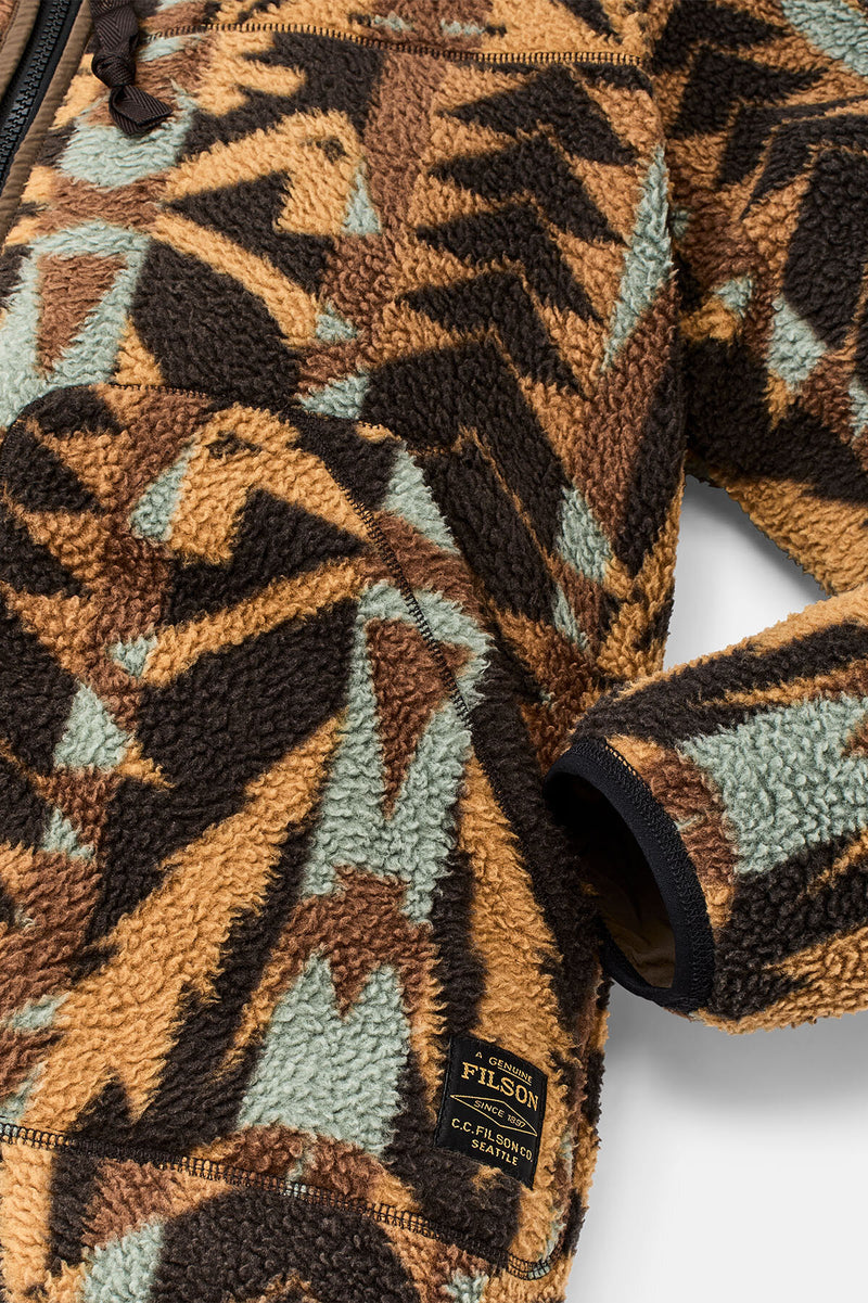 REVERSIBLE PILE FLEECE JACKET