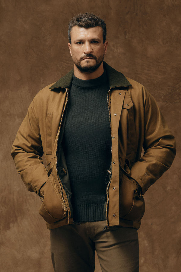 GIACCA FIELD FODERATA IN TIN CLOTH