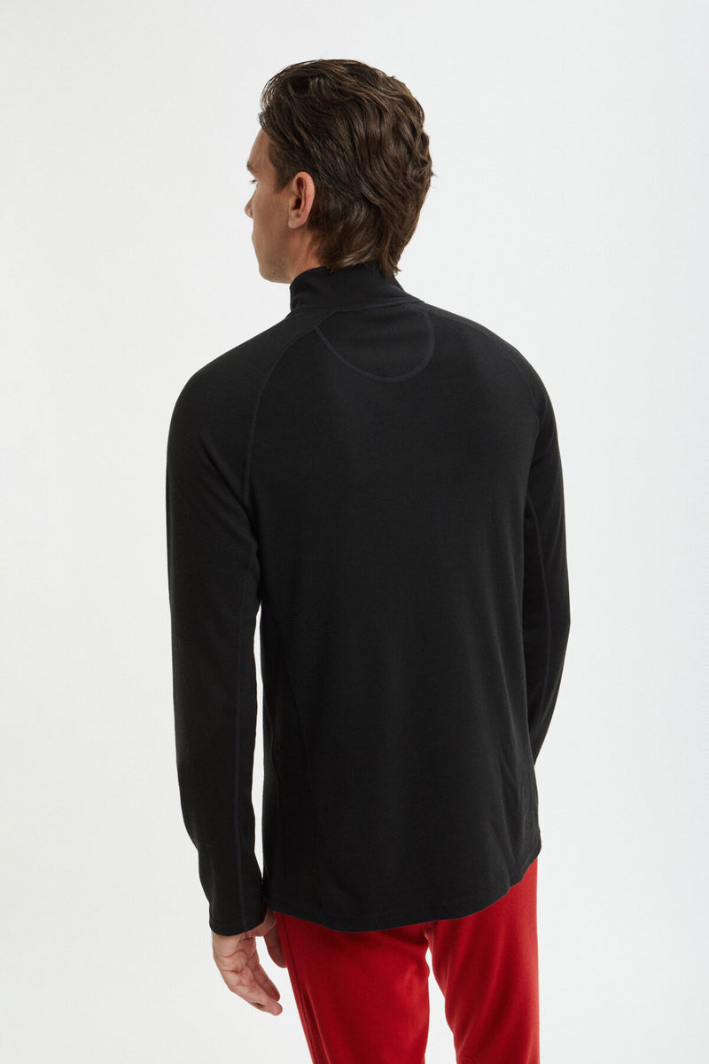 400G MERINO WOOL LONG SLEEVE HALF-ZIP