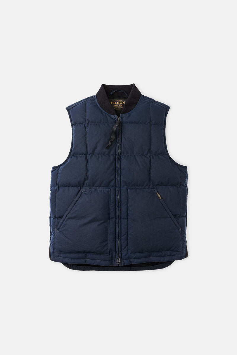 WAXED DOWN VEST