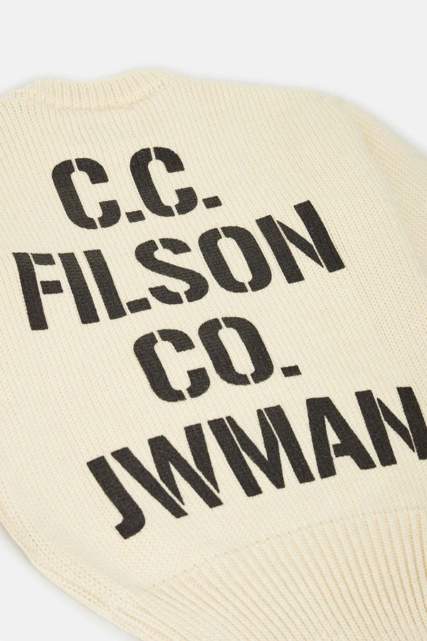 FILSON X JUNYA WATANABE CREWNECK WOOL GRAPHIC SWEATER
