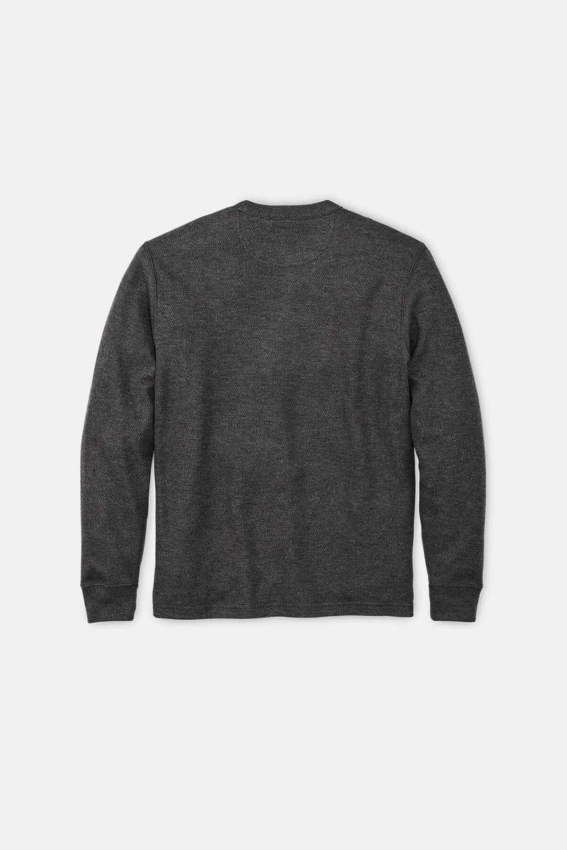 WAFFLE KNIT THERMAL CREW