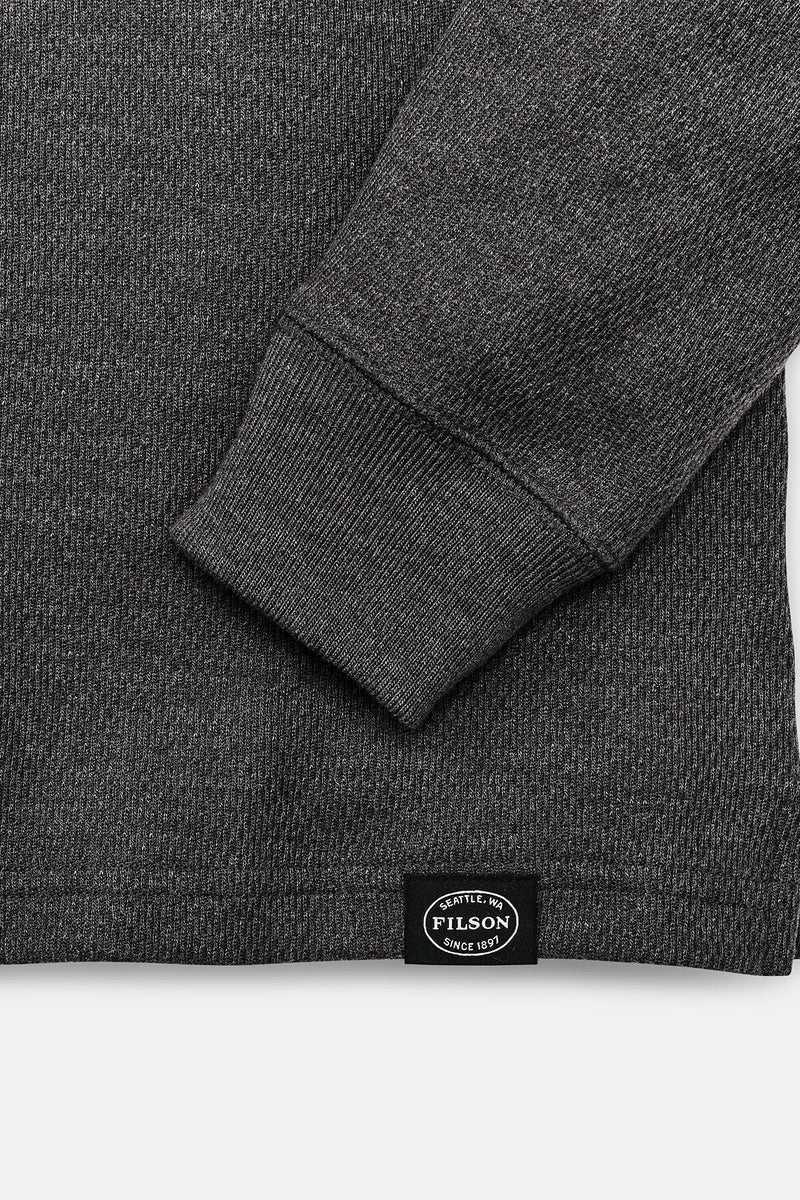 WAFFLE KNIT THERMAL CREW