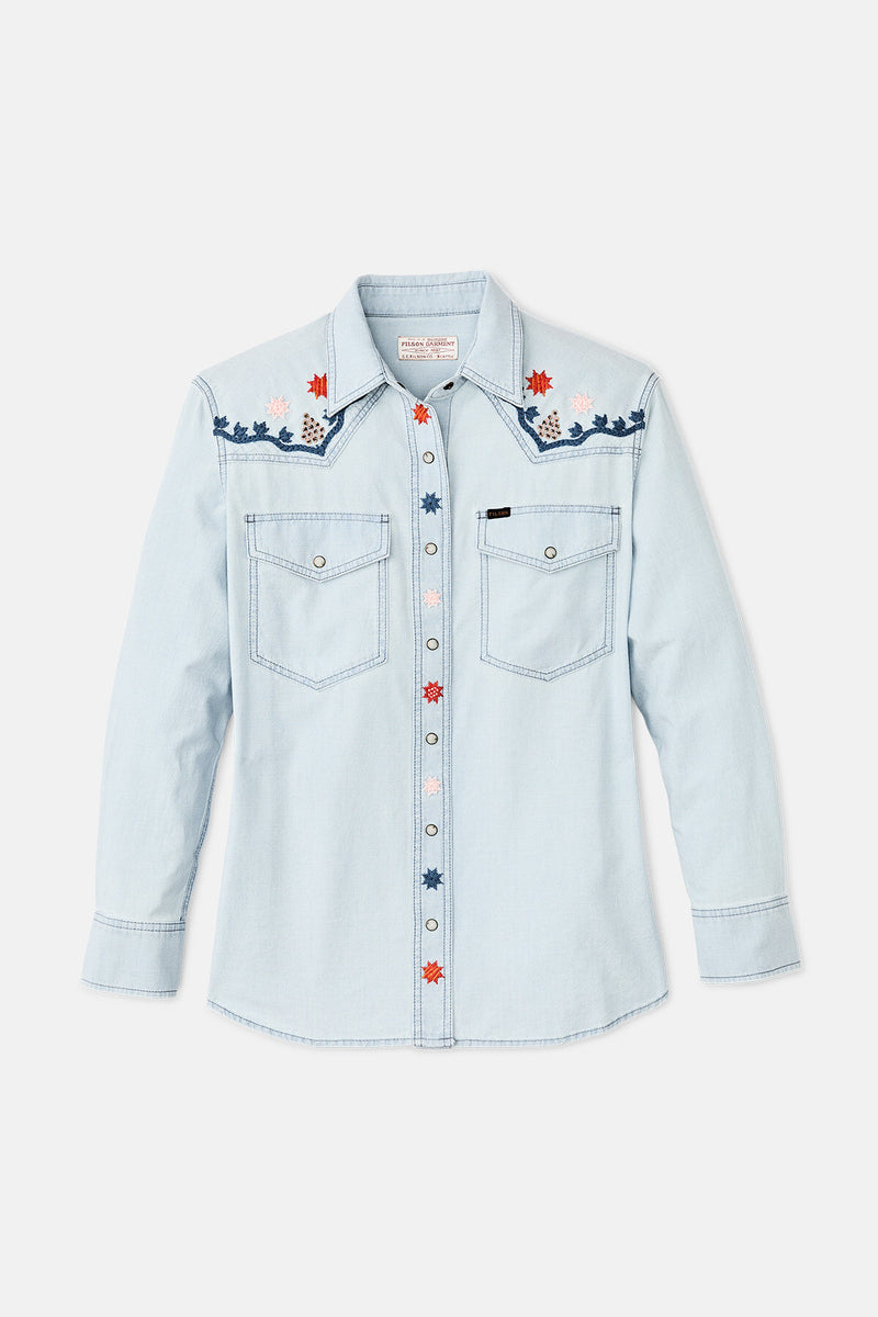 Women's Embroidered Western Shirt