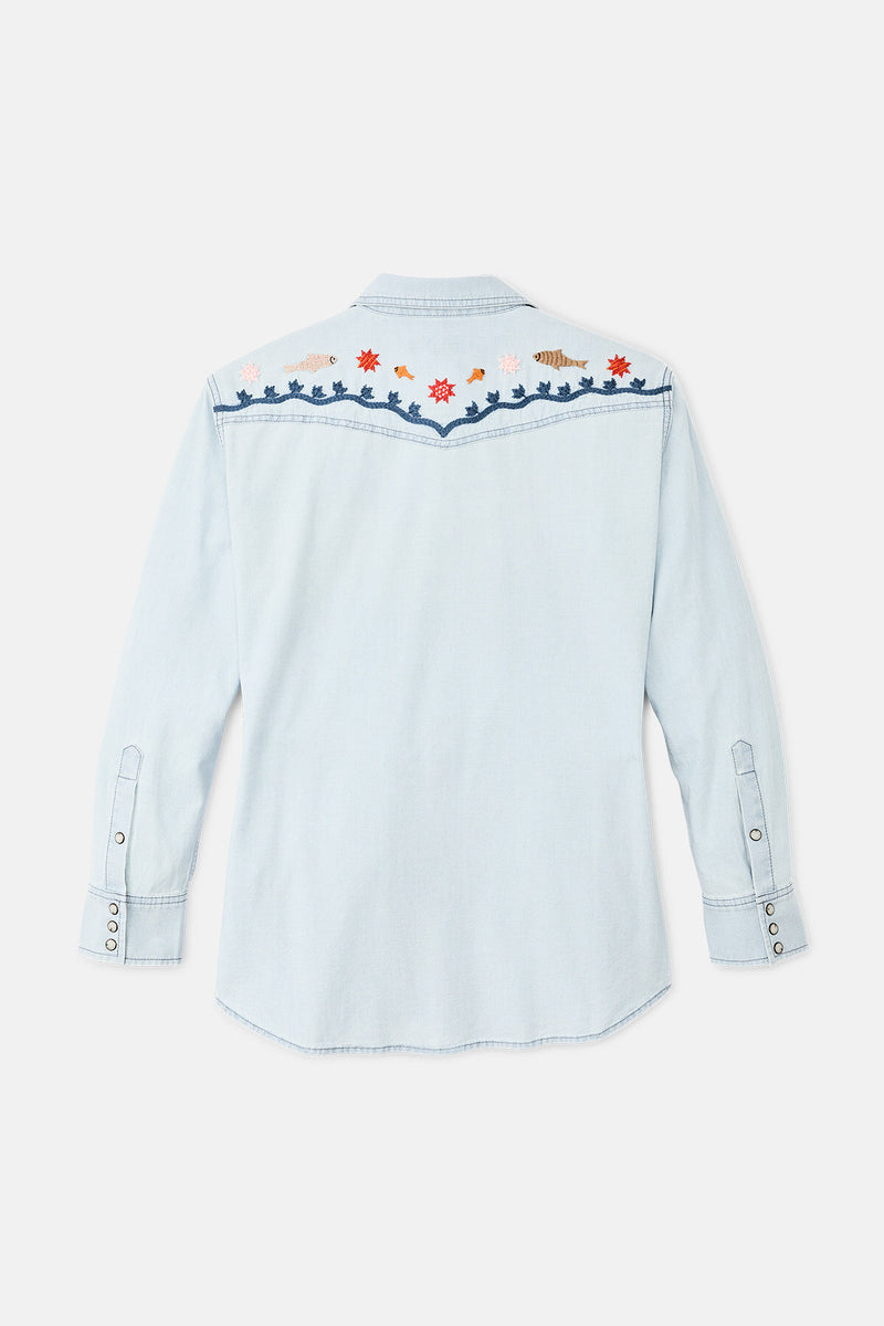 Women's Embroidered Western Shirt