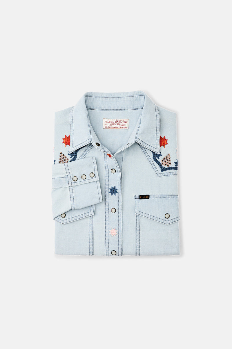 Women's Embroidered Western Shirt