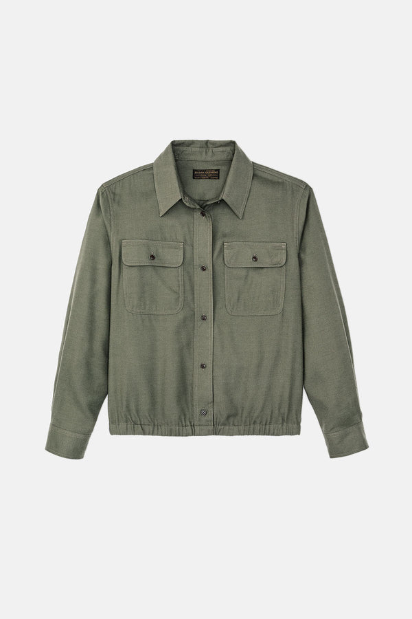 WOMEN’S GATHERED HEM SHIRT