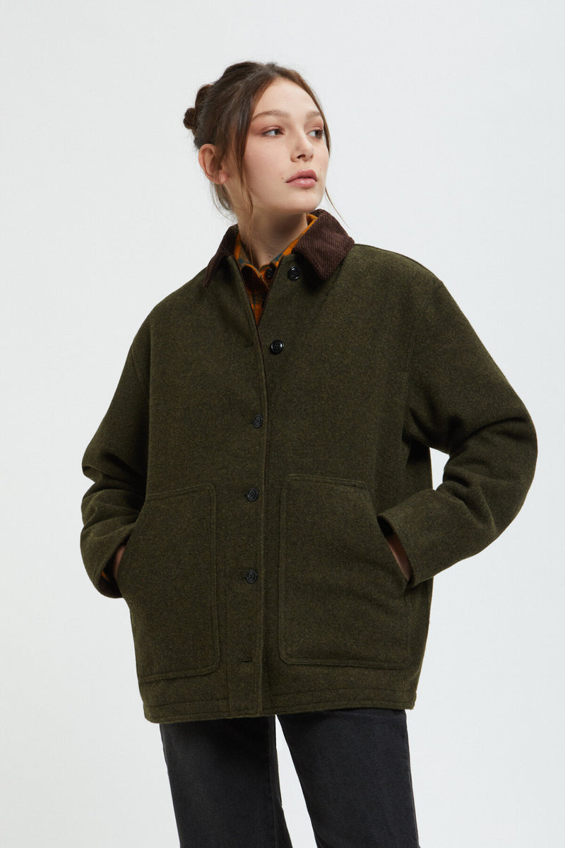 WOMEN'S MACKINAW WOOL BARN COAT