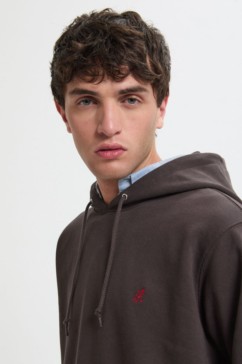 One Point Hooded Sweatshirt