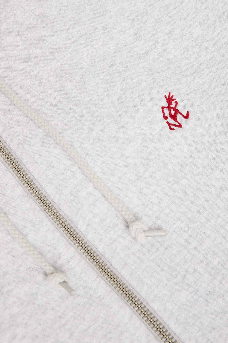 One Point Zip Hooded Swetshirt