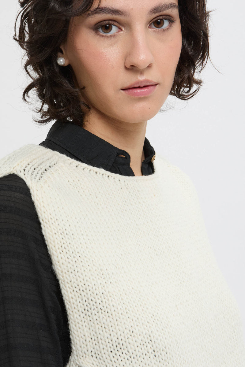 Gilet in maglia peruviana