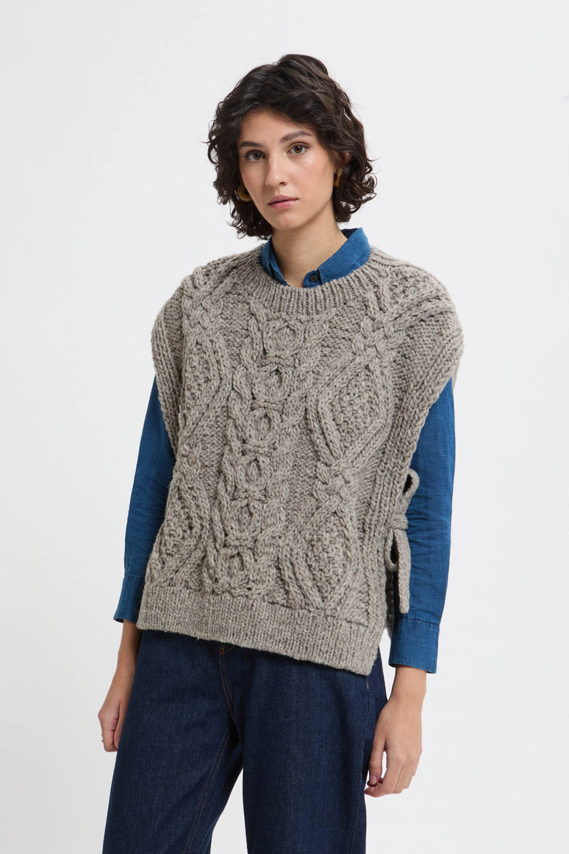 Peruvian Patterned Knit Vest