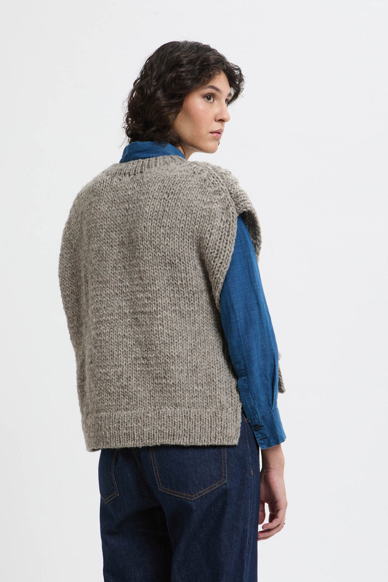 Peruvian Patterned Knit Vest