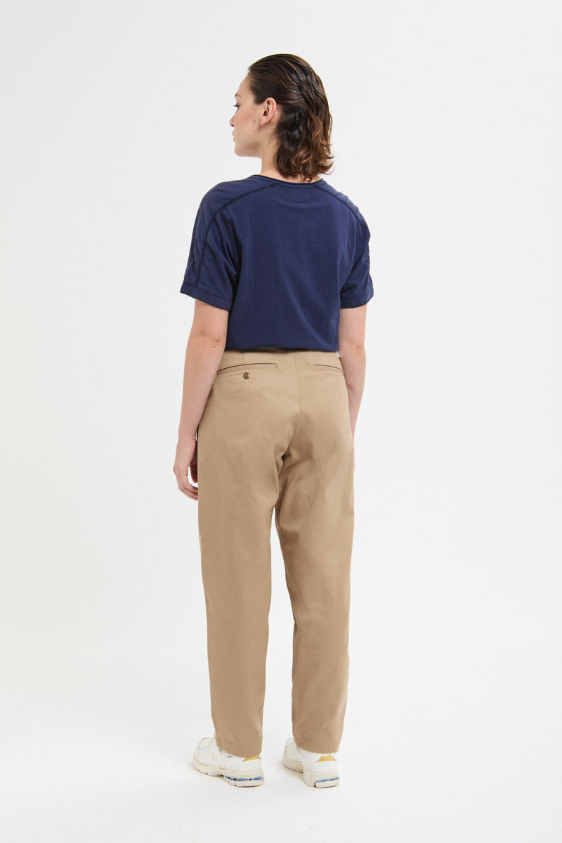 Pantaloni in twill a vestibilità rilassata