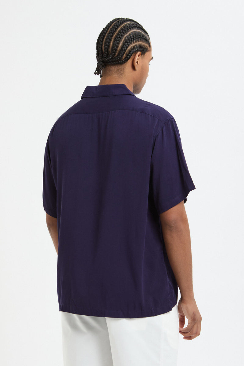 Camicia con colletto aperto