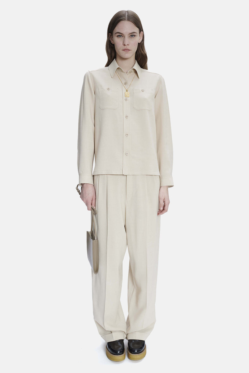 Overshirt a maniche lunghe