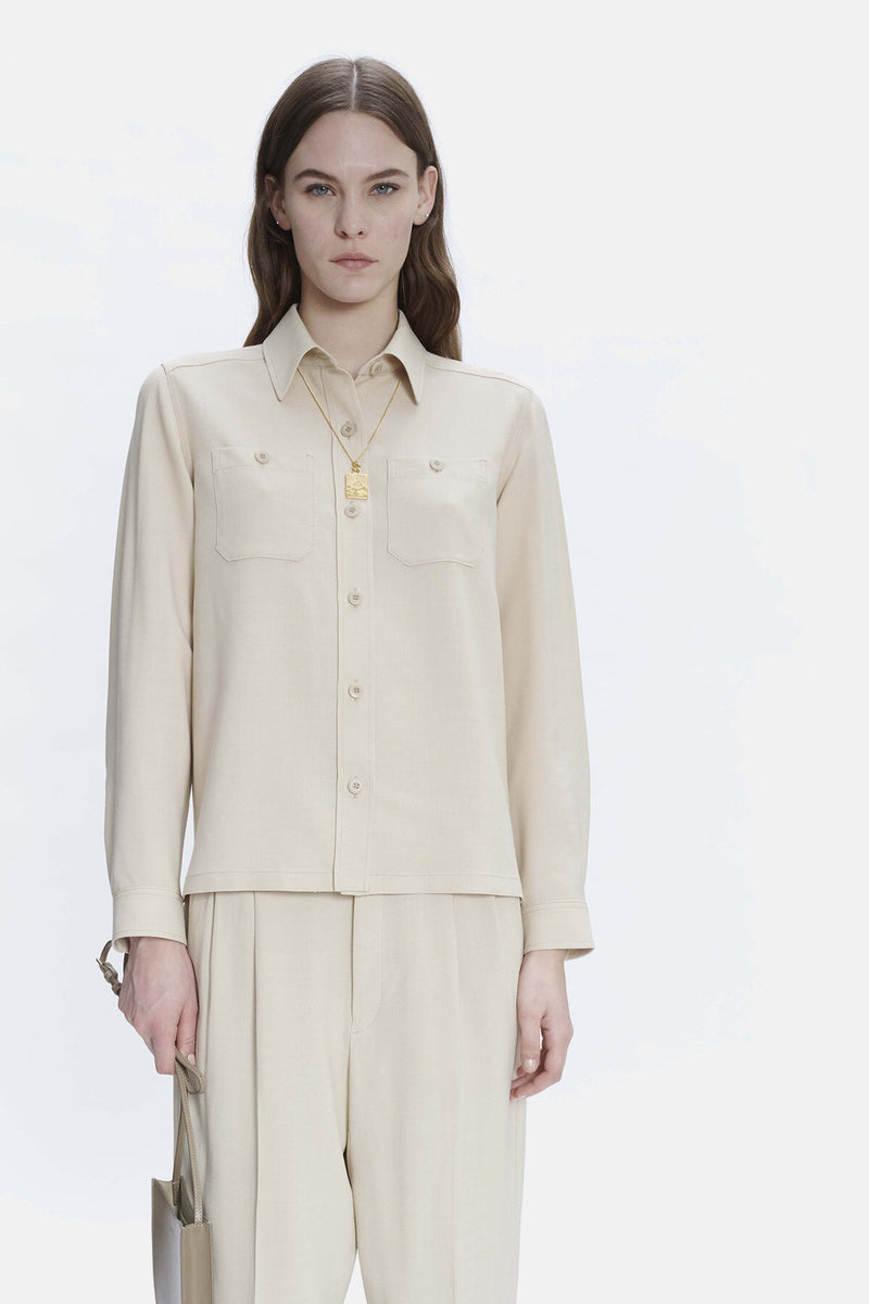 Overshirt a maniche lunghe