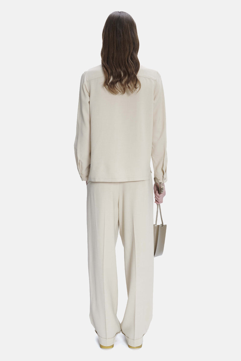 Overshirt a maniche lunghe