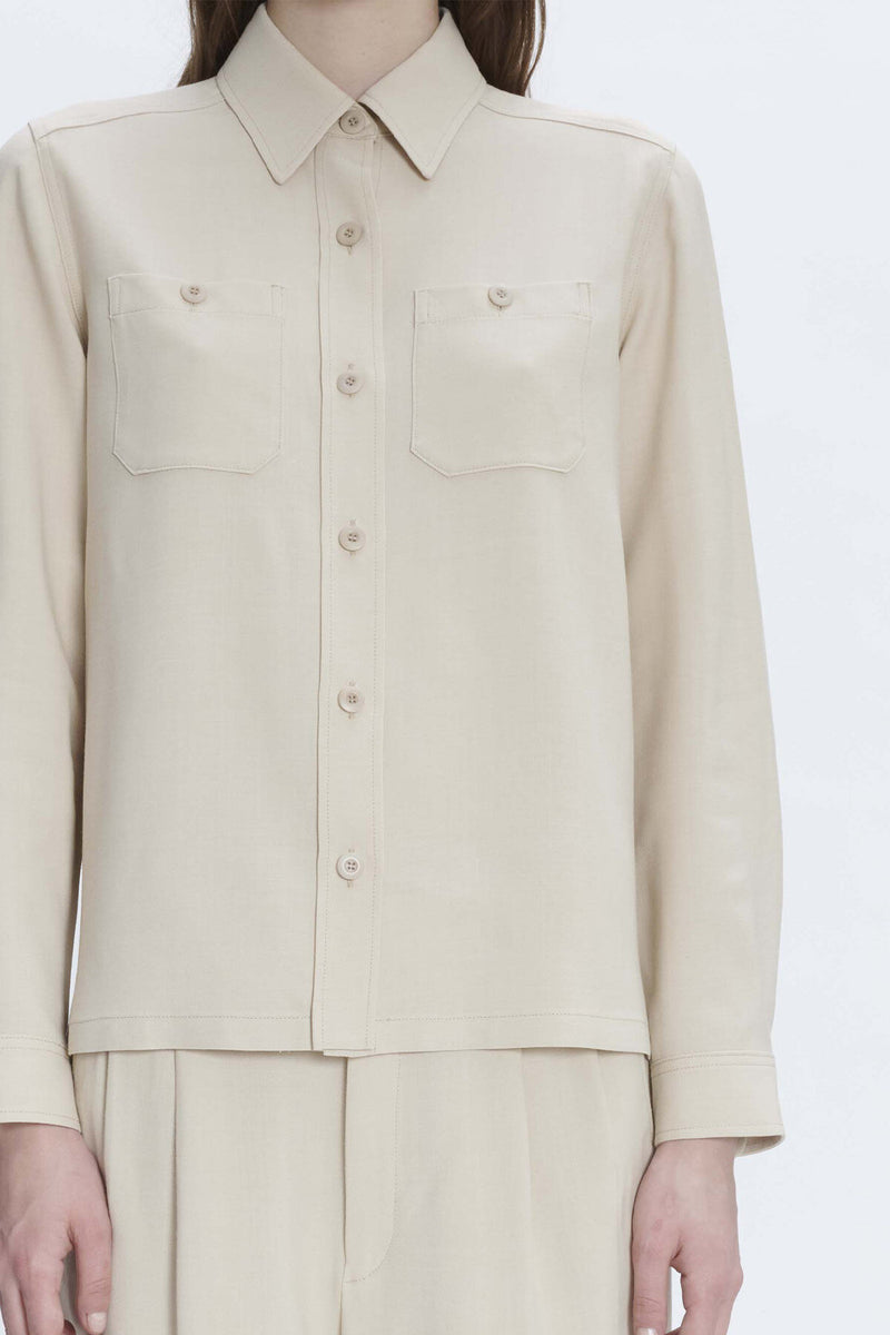 Overshirt a maniche lunghe