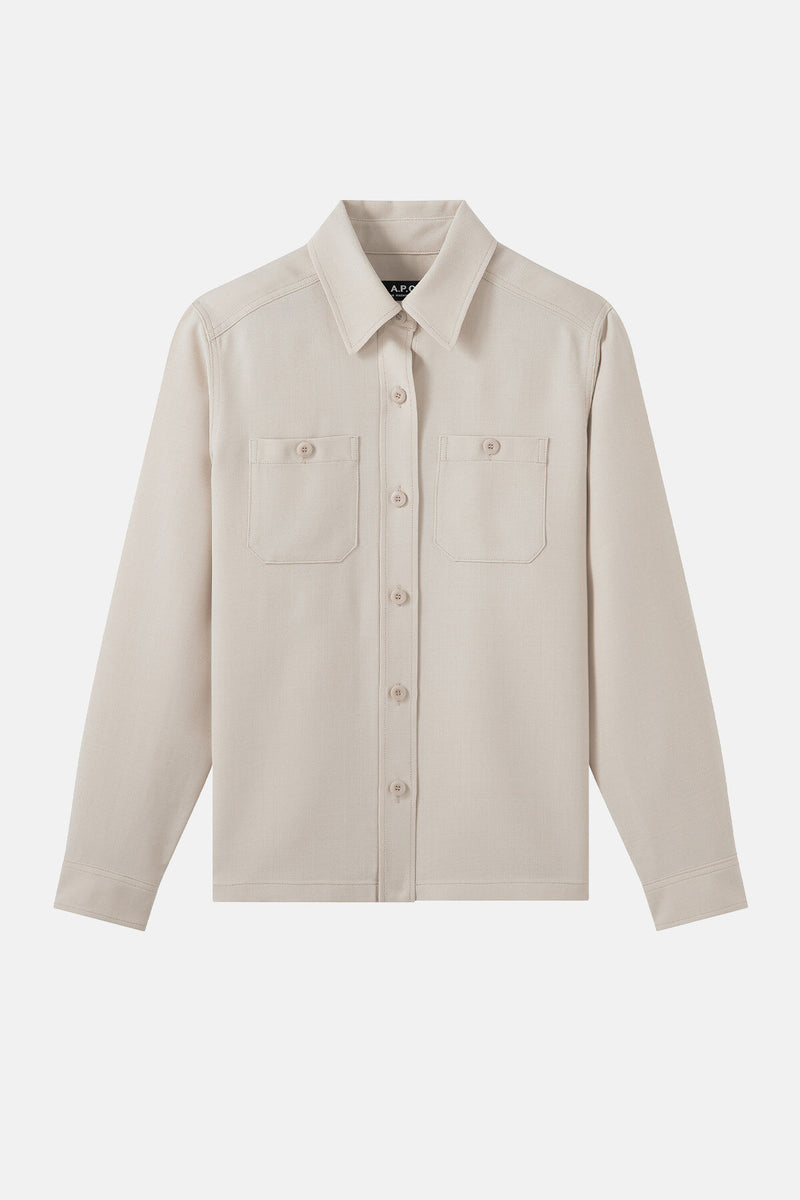 Overshirt a maniche lunghe