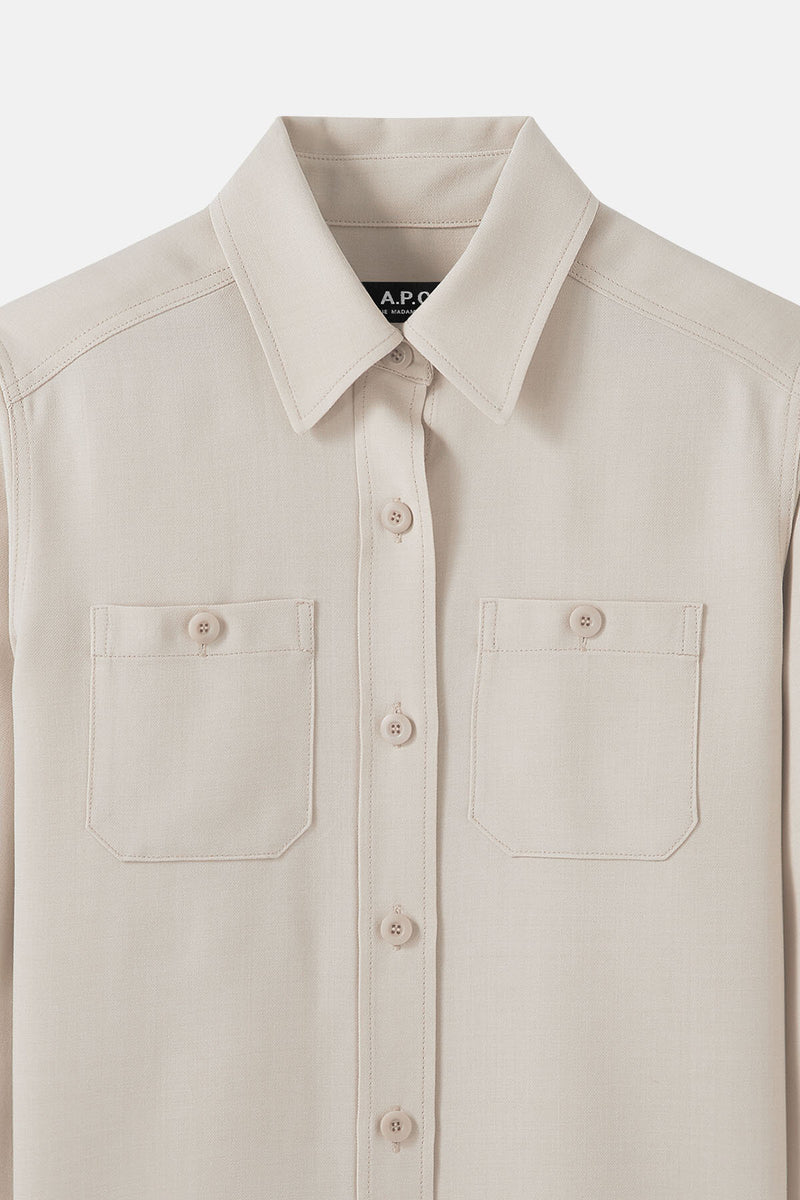 Overshirt a maniche lunghe