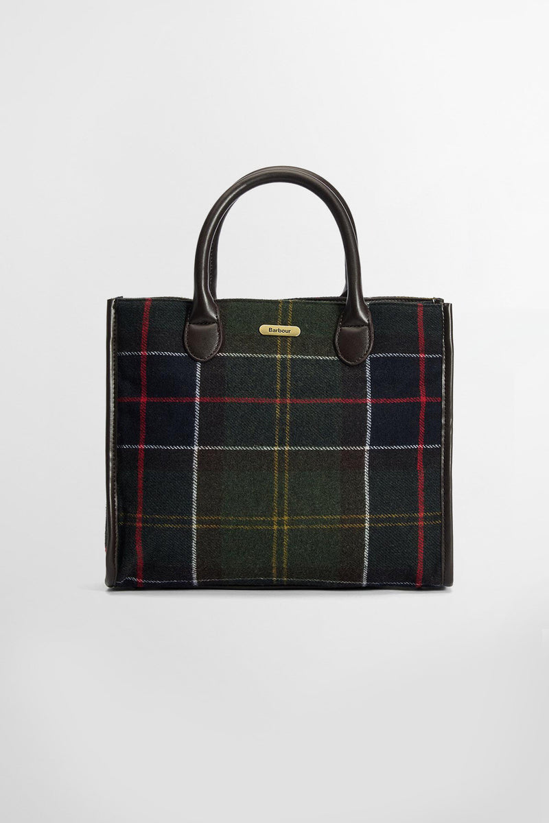 Borsa tote Barrhill in tartan