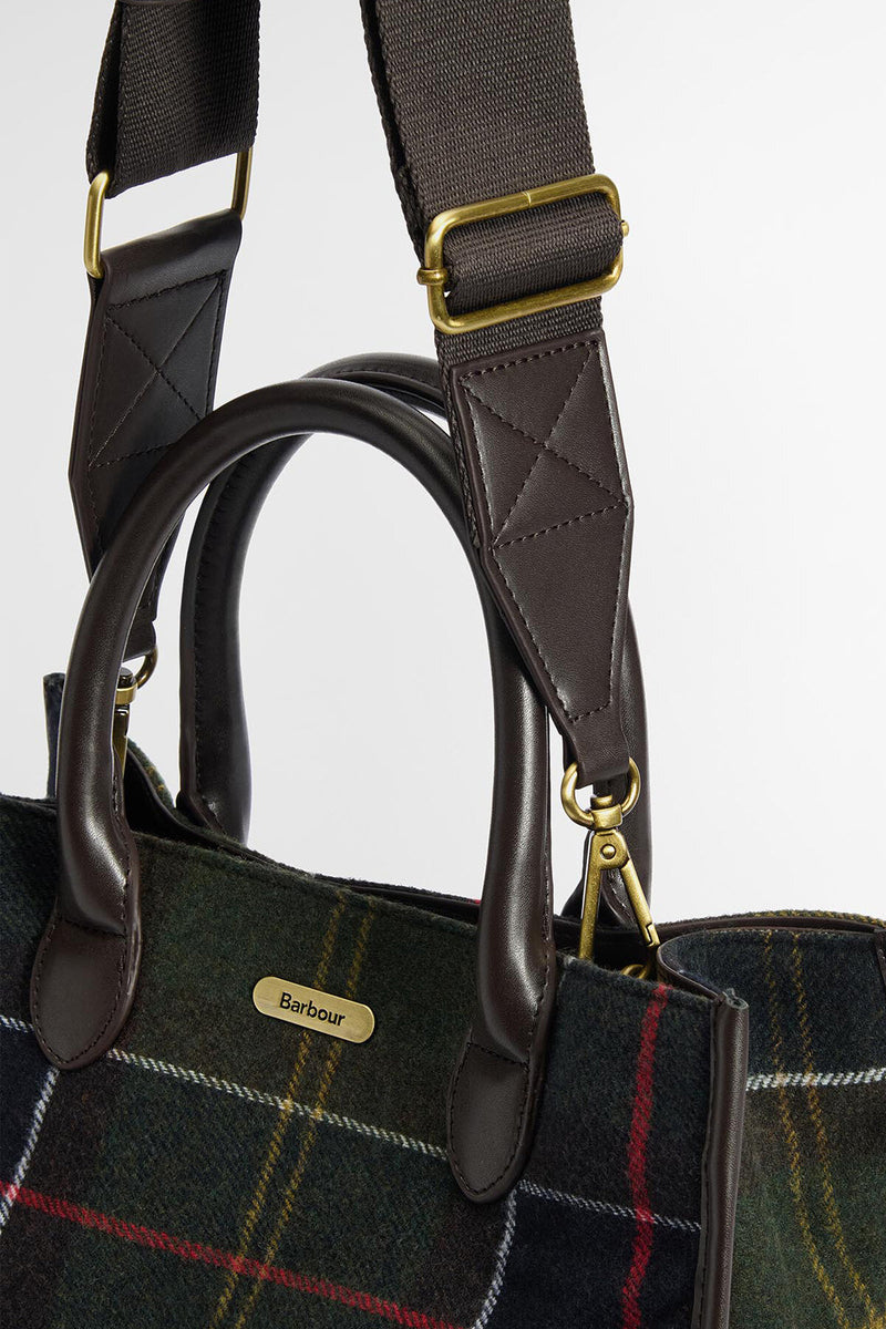 Borsa tote Barrhill in tartan