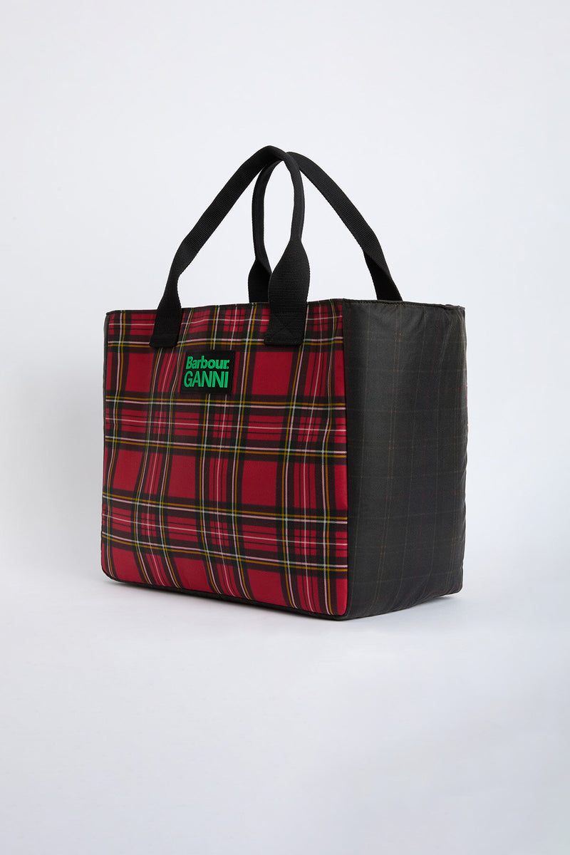 Barbour x GANNI Waxed Tote Bag