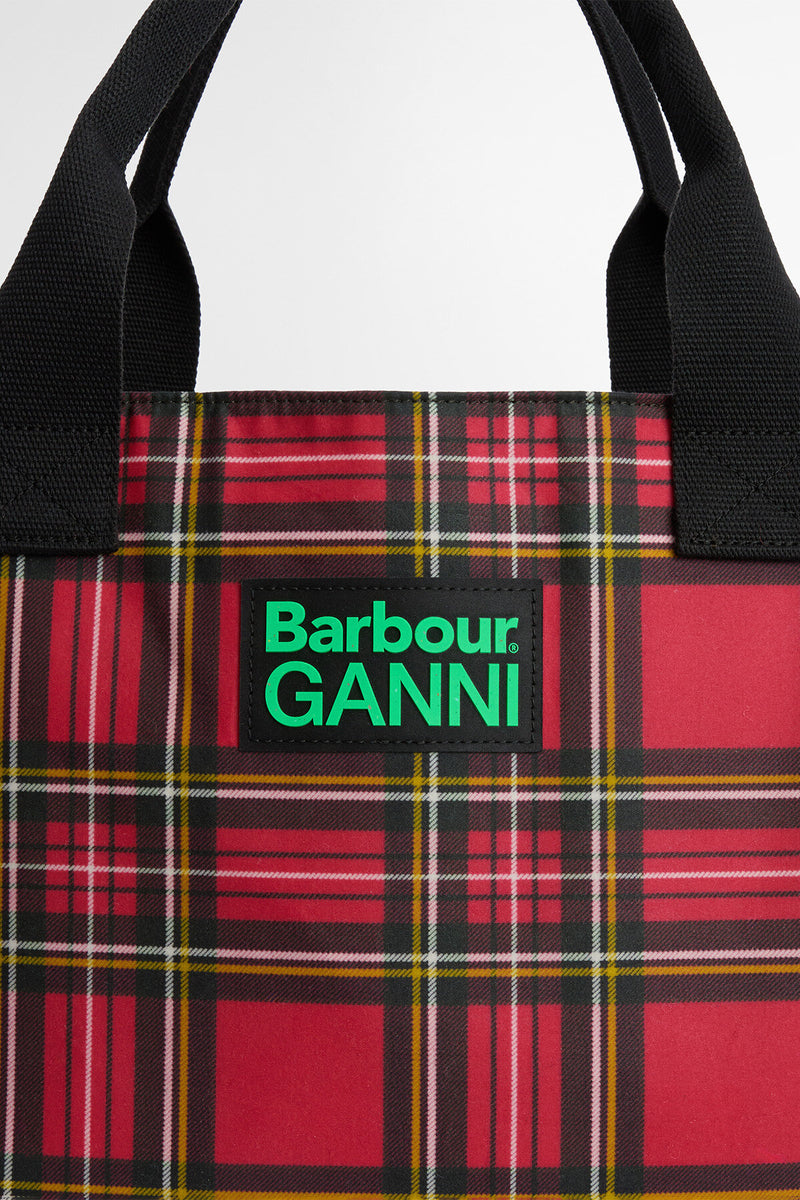 Barbour x GANNI Waxed Tote Bag