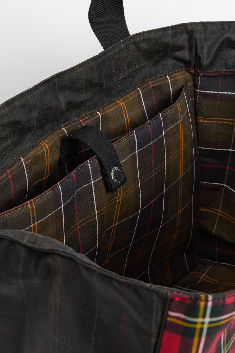 Barbour x GANNI Waxed Tote Bag