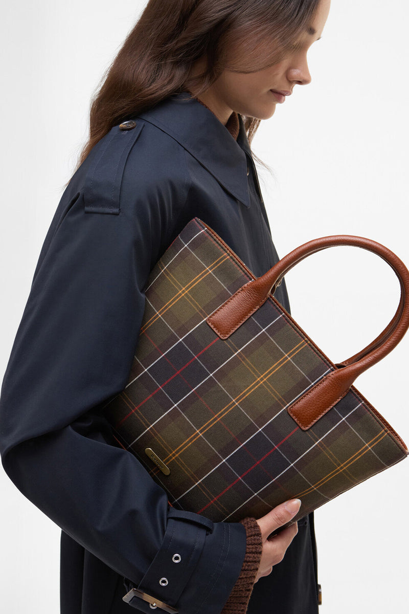 Barbour Birch Tartan Tote Bag