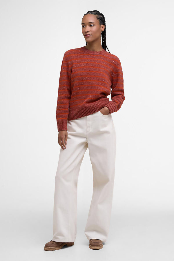 Claydon Striped Crew Neck Jumper